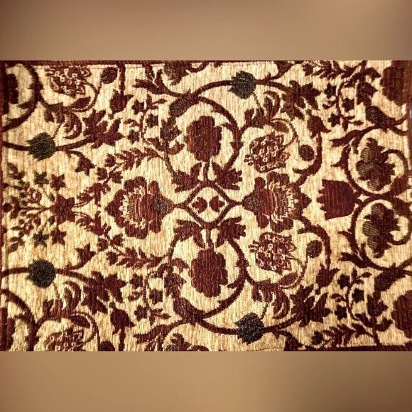 2 Placemats  l Brown/Tan l Embroidered l EUC - Picture 3 of 8